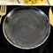 Glass Salad Plate Vortex Pattern Round 7.5 Inch Serving Tableware